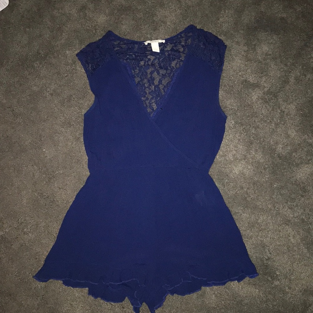 navy blue romper